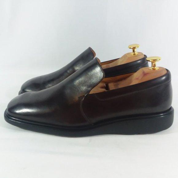 Bally Leather Slip-On Plain Toe Loafers Mens 6.5E main image 7